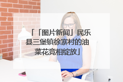 「图片新闻」民乐县三堡镇徐寨村的油菜花竞相绽放