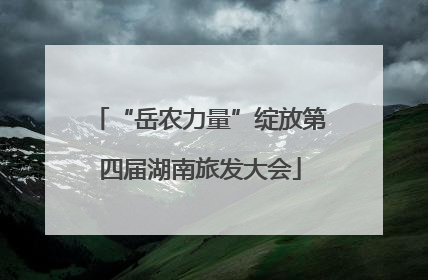 “岳农力量”绽放第四届湖南旅发大会