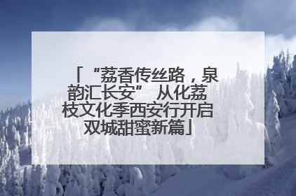 “荔香传丝路，泉韵汇长安” 从化荔枝文化季西安行开启双城甜蜜新篇