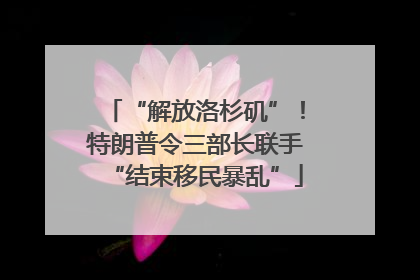 “解放洛杉矶”！特朗普令三部长联手“结束移民暴乱”