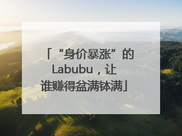 “身价暴涨”的Labubu，让谁赚得盆满钵满