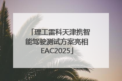 理工雷科天津携智能驾驶测试方案亮相EAC2025