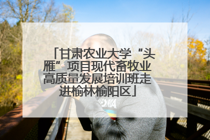 甘肃农业大学“头雁”项目现代畜牧业高质量发展培训班走进榆林榆阳区