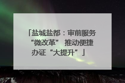 盐城盐都：审前服务“微改革” 推动便捷办证“大提升”