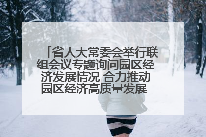 省人大常委会举行联组会议专题询问园区经济发展情况 合力推动园区经济高质量发展 王宁主持会议并讲话 王予波带队到会应询