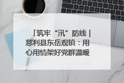 筑牢“汛”防线｜慈利县东岳观镇：用心用情架好党群温暖悠长的“连心桥”