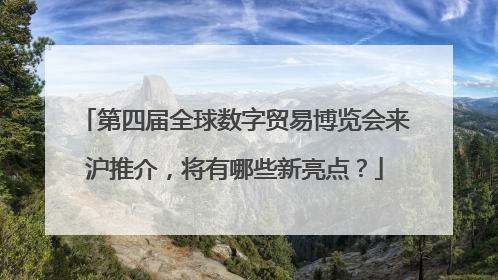 第四届全球数字贸易博览会来沪推介，将有哪些新亮点？