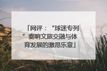 网评：“球迷专列”奏响文旅交融与体育发展的激昂乐章