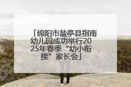 绵阳市盐亭县指南幼儿园成功举行2025年春季“幼小衔接”家长会