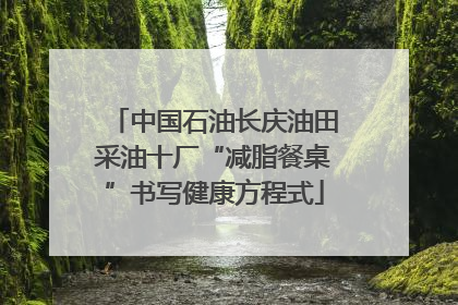 中国石油长庆油田采油十厂“减脂餐桌”书写健康方程式