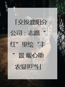 交投濮阳分公司：志愿“红”里绘“丰”景 暖心助农显担当