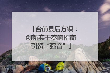 台前县后方镇：创新实干奏响招商引资“强音”