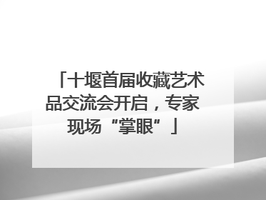 十堰首届收藏艺术品交流会开启，专家现场“掌眼”