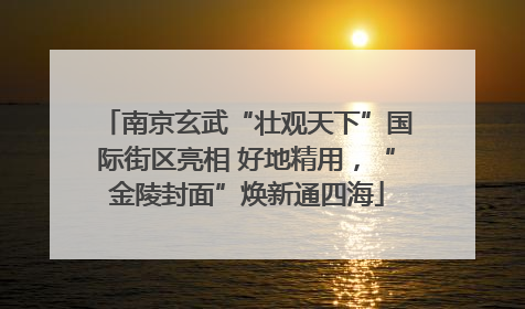 南京玄武“壮观天下”国际街区亮相 好地精用，“金陵封面”焕新通四海