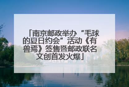 南京邮政举办“毛球的夏日约会”活动《有兽焉》签售暨邮政联名文创首发火爆