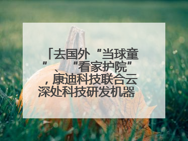 去国外“当球童”、“看家护院”，康迪科技联合云深处科技研发机器狗出海新场景