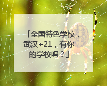 全国特色学校，武汉+21，有你的学校吗？