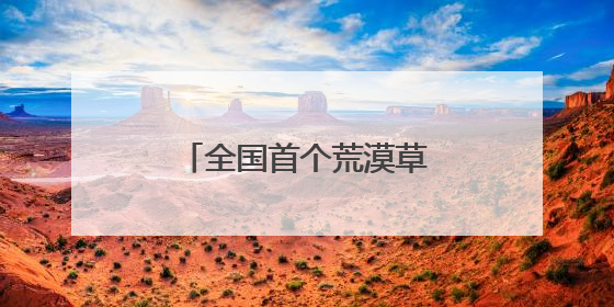 全国首个荒漠草原“草光互补”项目在达茂旗试点