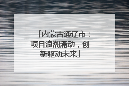 内蒙古通辽市：项目浪潮涌动，创新驱动未来