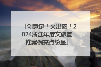 创意足！火出圈！2024浙江年度文旅宣推案例亮点纷呈