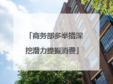 商务部多举措深挖潜力提振消费