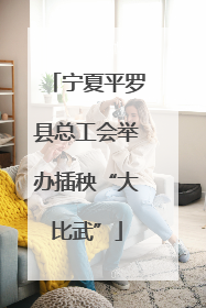 宁夏平罗县总工会举办插秧“大比武”