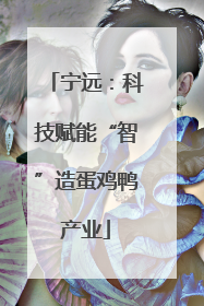 宁远：科技赋能“智”造蛋鸡鸭产业