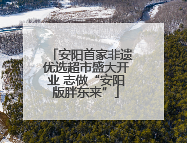 安阳首家非遗优选超市盛大开业 志做“安阳版胖东来”
