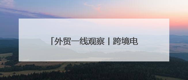 外贸一线观察丨跨境电商如何在不确定中寻机遇？关键词是“新”