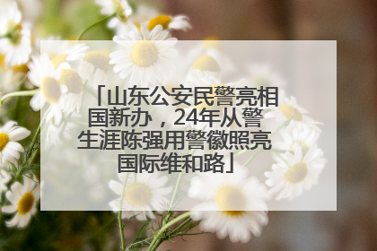 山东公安民警亮相国新办，24年从警生涯陈强用警徽照亮国际维和路