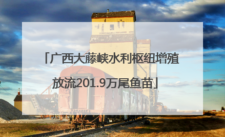 广西大藤峡水利枢纽增殖放流201.9万尾鱼苗