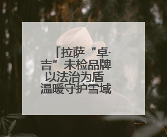 拉萨“卓·吉”未检品牌以法治为盾 温暖守护雪域青春成长路