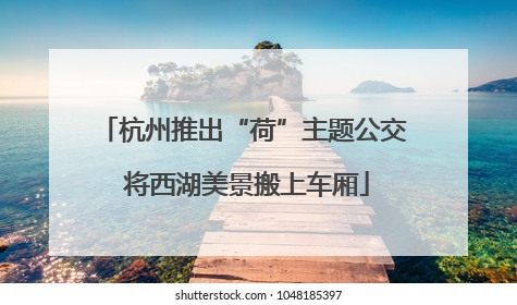 杭州推出“荷”主题公交 将西湖美景搬上车厢
