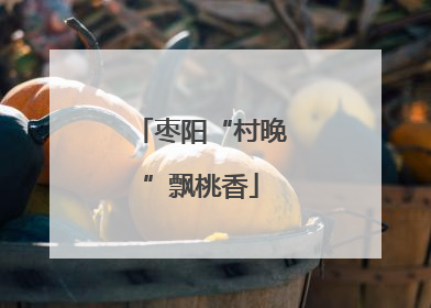枣阳“村晚”飘桃香