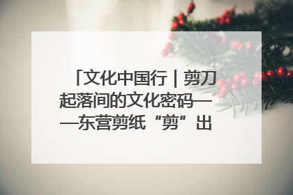 文化中国行｜剪刀起落间的文化密码——东营剪纸“剪”出非遗传承与现代生活的融合之道