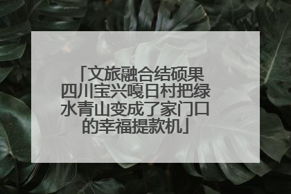 文旅融合结硕果 四川宝兴嘎日村把绿水青山变成了家门口的幸福提款机