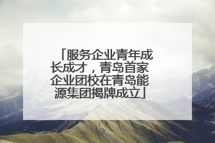 服务企业青年成长成才，青岛首家企业团校在青岛能源集团揭牌成立