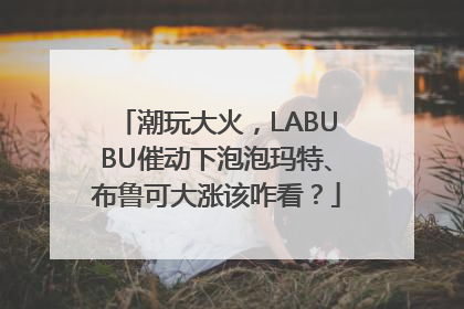 潮玩大火，LABUBU催动下泡泡玛特、布鲁可大涨该咋看？