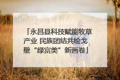 永昌县科技赋能牧草产业 民族团结共绘戈壁“绿富美”新画卷