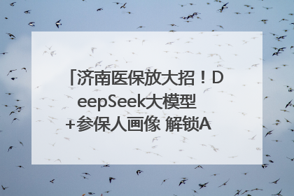 济南医保放大招！DeepSeek大模型+参保人画像 解锁AI医保管家新体验