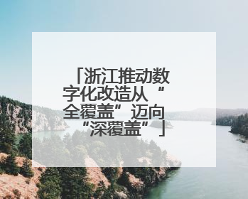 浙江推动数字化改造从“全覆盖”迈向“深覆盖”