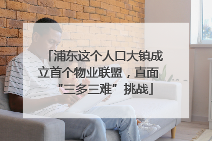 浦东这个人口大镇成立首个物业联盟，直面“三多三难”挑战