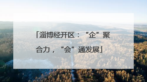 淄博经开区：“企”聚合力，“会”通发展