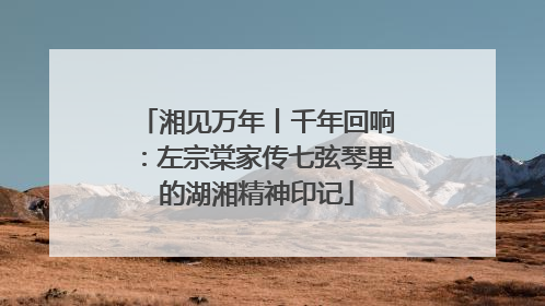 湘见万年丨千年回响：左宗棠家传七弦琴里的湖湘精神印记