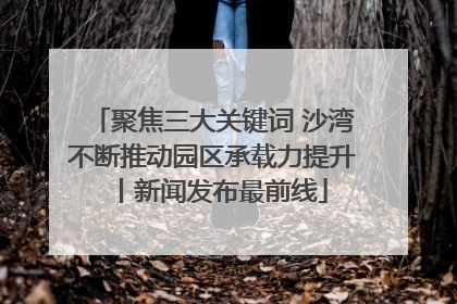 聚焦三大关键词 沙湾不断推动园区承载力提升丨新闻发布最前线
