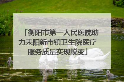 衡阳市第一人民医院助力耒阳新市镇卫生院医疗服务质量实现蜕变