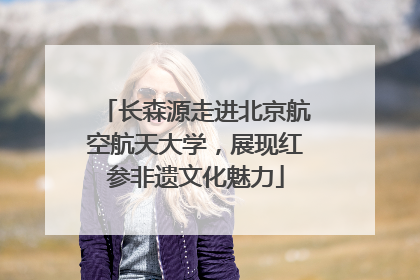 长森源走进北京航空航天大学，展现红参非遗文化魅力