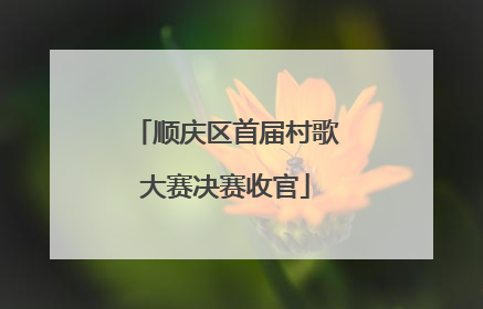 顺庆区首届村歌大赛决赛收官