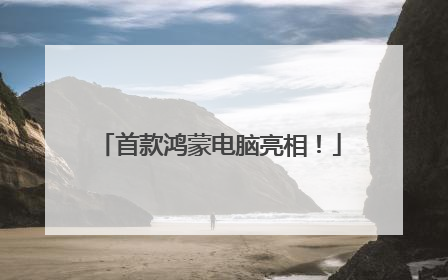 首款鸿蒙电脑亮相！