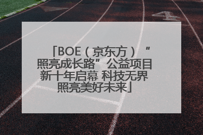 BOE（京东方）“照亮成长路”公益项目新十年启幕 科技无界照亮美好未来